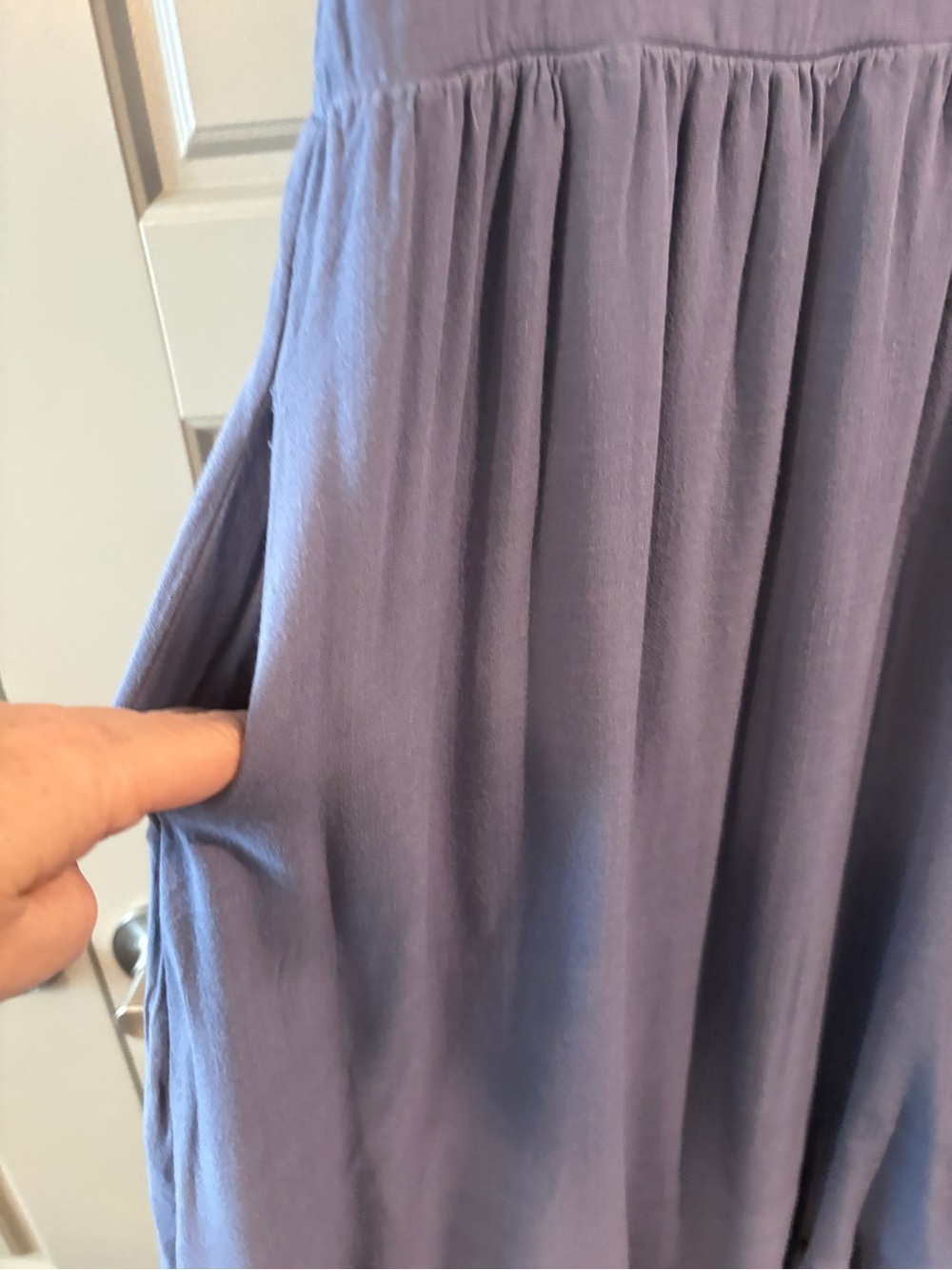 Baltic Born XL Blue High Low Midi Dress Boho Cottagecore Romantic - Picture 7 of 13